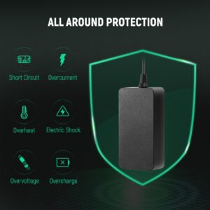 NEEWER LP-E6 Adaptador de corriente alterna de batería, fuente de alimentación de repuesto con kit de cargador de acoplador de CC de 8V 3A compatible con cámaras Canon EOS R7 R5 R6 R, 5D III IV, 6D II, 7D II, 70D, 80D, 90D