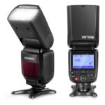 NEEWER NW700-C TTL Flash Speedlite compatible con cámaras Nikon DSLR, 1/8000s de sincronización de alta velocidad Speelight, salida 1/1-1/256, función TCM, flash de potencia completa 230, linterna de