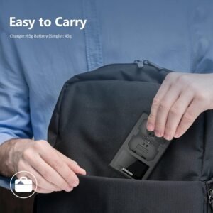 Neewer NP-FZ100 Kit de cargador de batería de repuesto, compatible con Sony a7IV, a1, a9II, a9, a7SIII, a7RIV, a7RIII, a7III, 2 paquetes de baterías de iones de litio de 2280 mAh, cargador USB dual