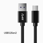 Cable de datos USB C de 1 m de transferencia de 10 Gbps, cable USB C 3.2 Gen 2 a USB