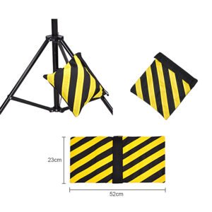 Saco de arena bicolor x 2, carga 3Kg, con soporte de placa de acero